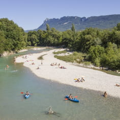 Baignade et canoë dans la Drôme - Mirabel-et-Blacons