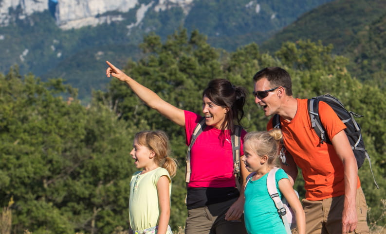 Randonnée en famille dans le Vercors
