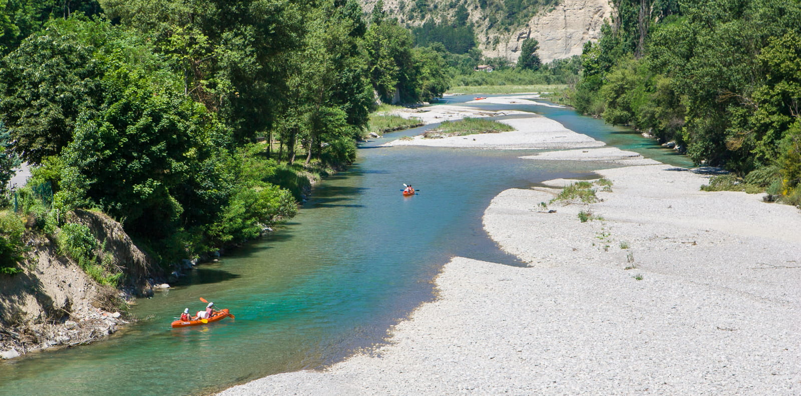 Canoë sur la rivière Drôme - Top des spots nature de la Drôme