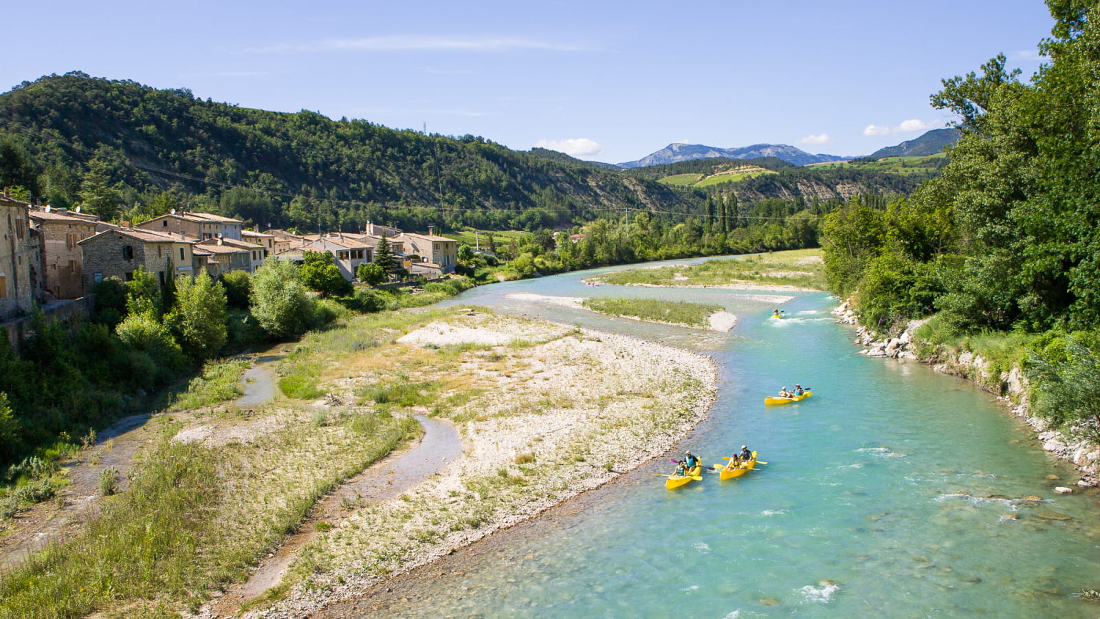 Canoë-kayak sur la rivière Drôme - incontournable
