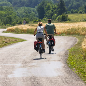 Cyclo le long de l'itinéraire Sur les Pas des Huguenots dans la Drôme