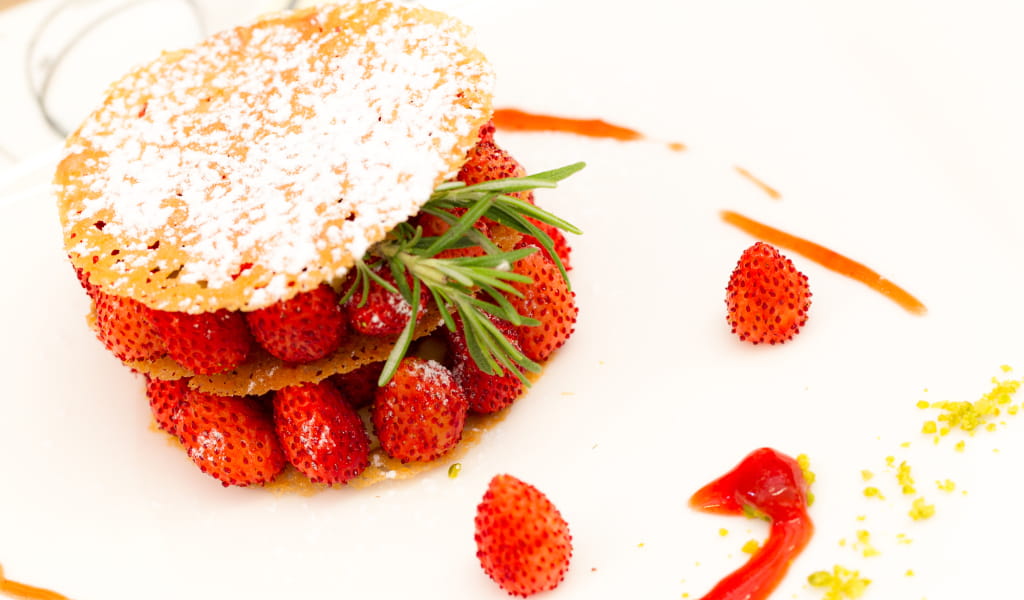 Millefeuille aux fraises façon Michel Chabran