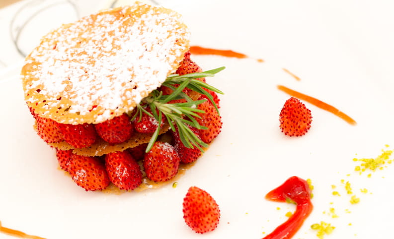 Millefeuille aux fraises façon Michel Chabran