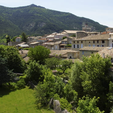 Die et paysages verdoyants