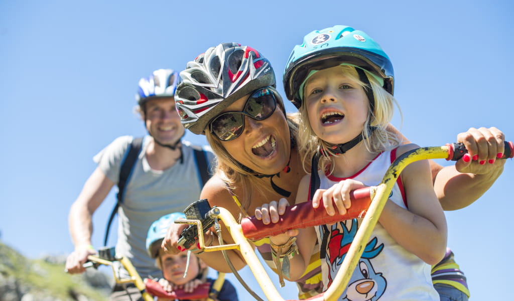 vélo en famille
