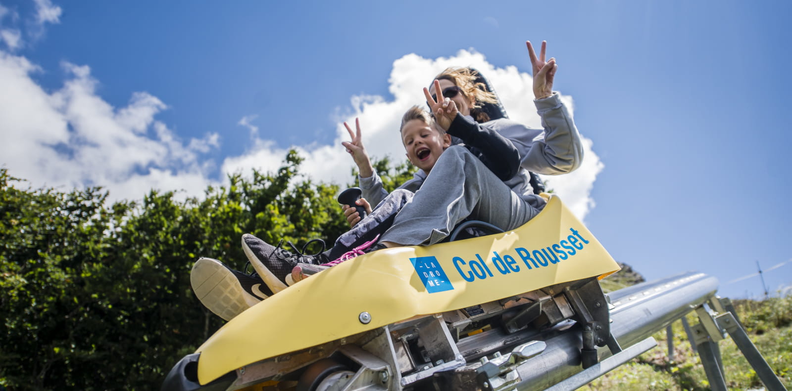 Luge sur rail au Col de Rousset dans la Drôme - activités ludiques - Top des spots nature de la Drôme