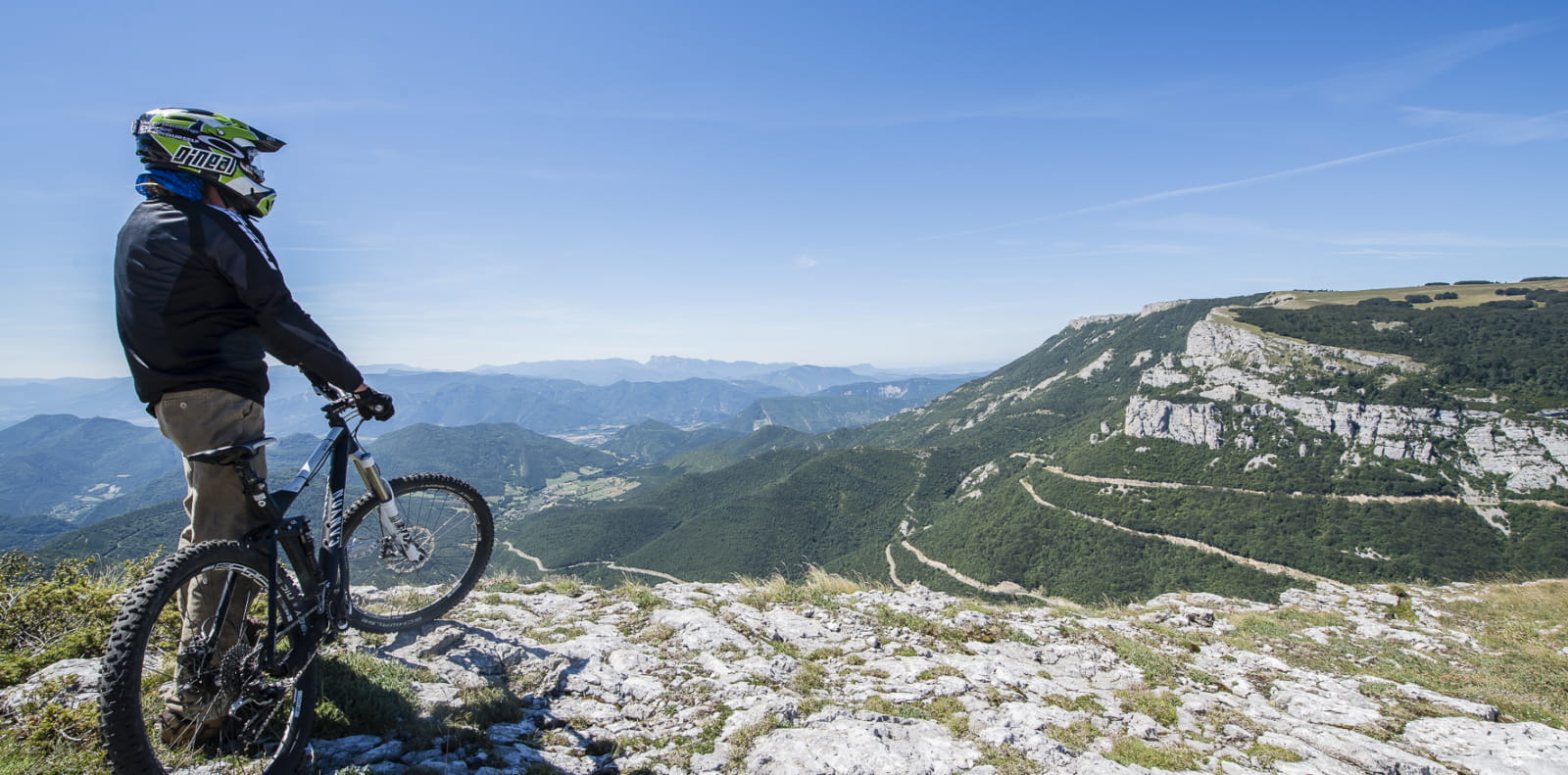 VTT de descente au col de Rousset - Top des spots nature de la Drôme