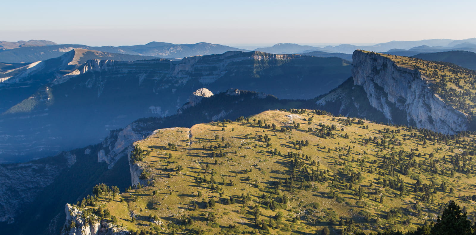 plateaux de montagne dans le Vercors
