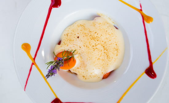 Assiette de dessert restaurant ö des Sources