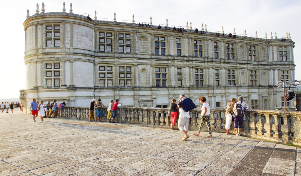 Groupe au Château de Grignan