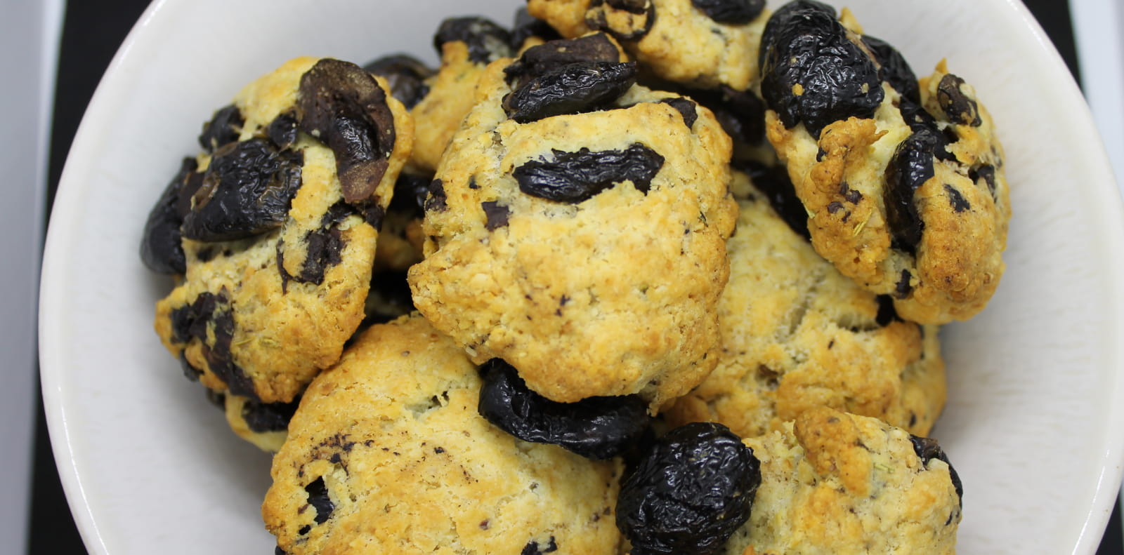 Cookies aux olives de Nyons