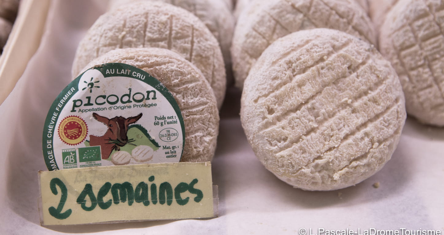 fromage de chèvre tout rond, le picodon