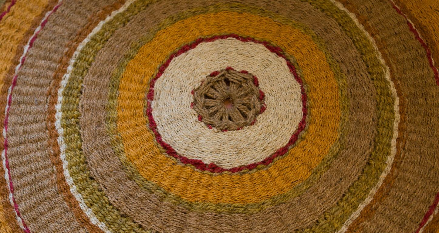les scourtins, tapis en fibre de coco