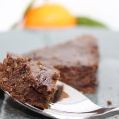 Fondant au chocolat, amandes et noix