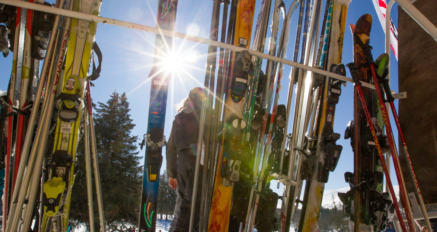 Râtelier ski -
