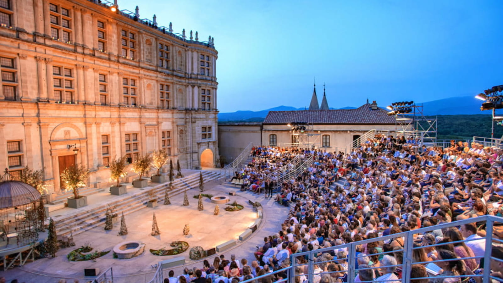Spectacle au château de Grignan