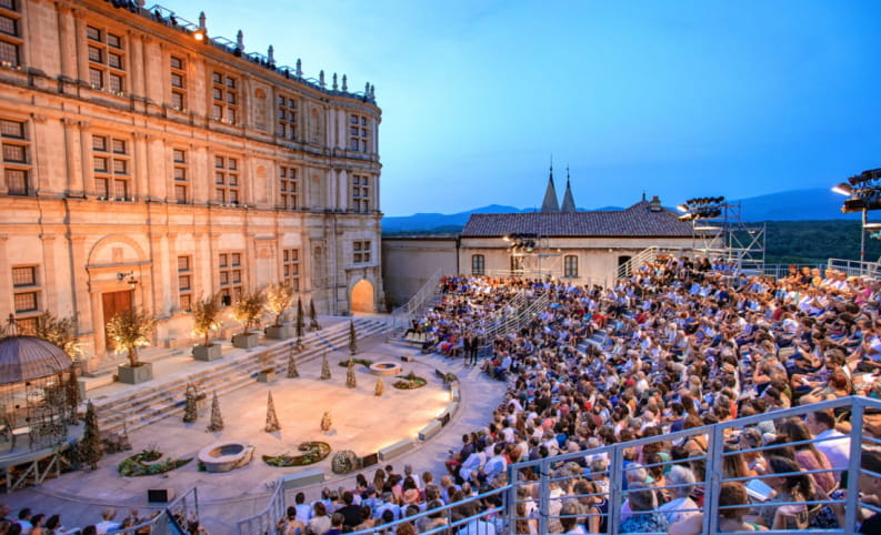 Spectacle au château de Grignan