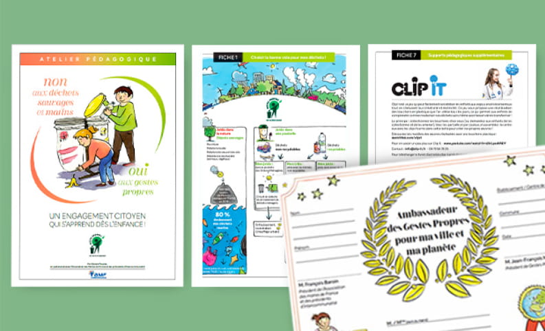 Visuel des outils pour l'atelier Junior