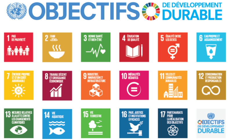 Les 17 objectifs de développement durable