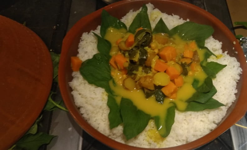 Tajine végé - photo de plat coloré