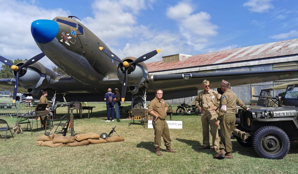 Image d'avion au musée Européen de l'aviation de chasse