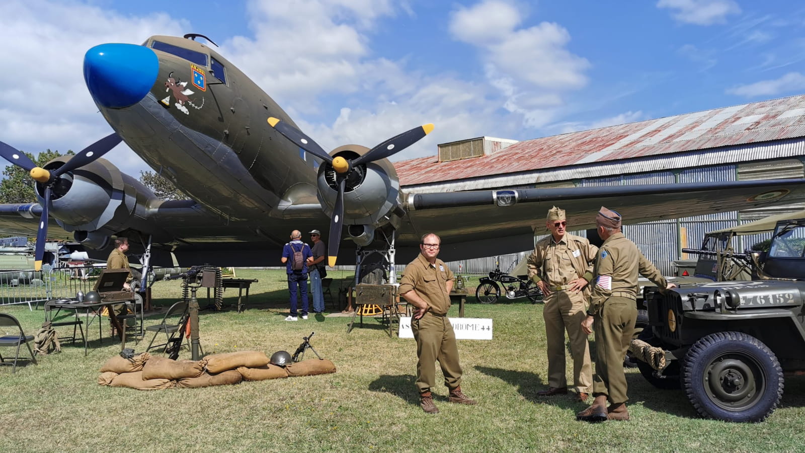 Image d'avion au musée Européen de l'aviation de chasse